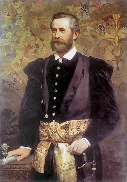 Henryk Siemiradzki Portrait of Ludwik Wodzicki. oil painting image